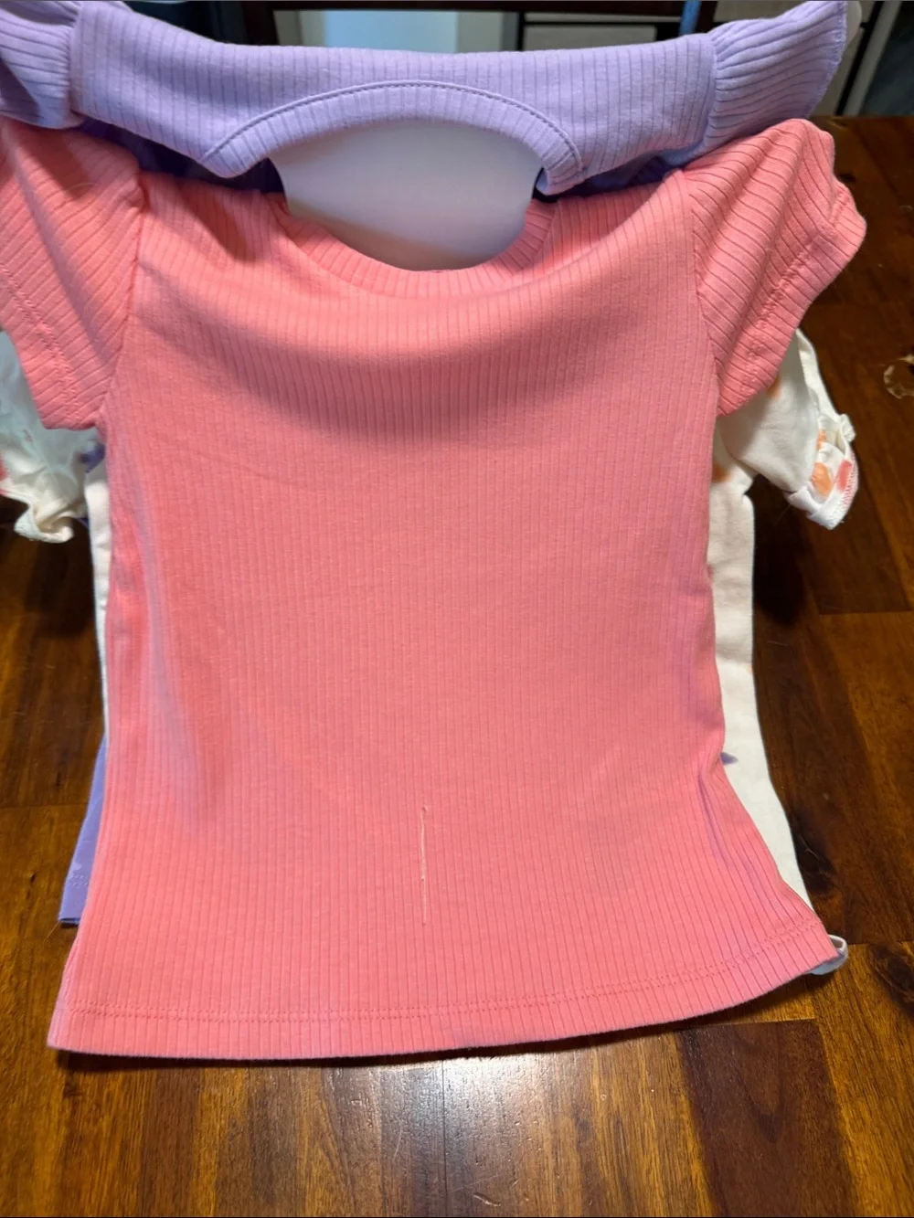 NWT Pekkle Girls' Purple, Cream, Pink Butterfly Mix & Match 8 Piece Set, 3T